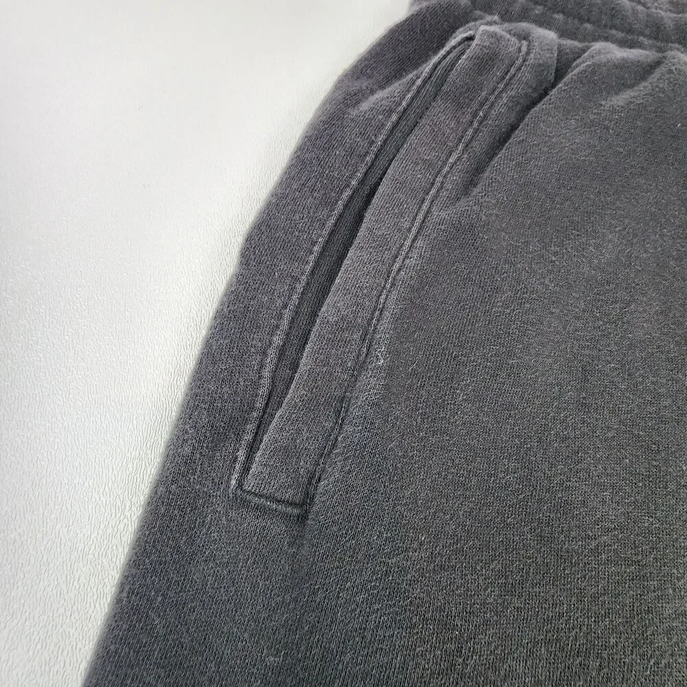 Puma Shorts Men's Large Black Fleece Big Logo Athletic Casual Lounge
